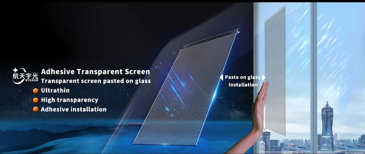 Side Lighting Transparent LED Display