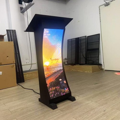 Podium LED Screen – Smart Presentation Stand with Integrated HD Display